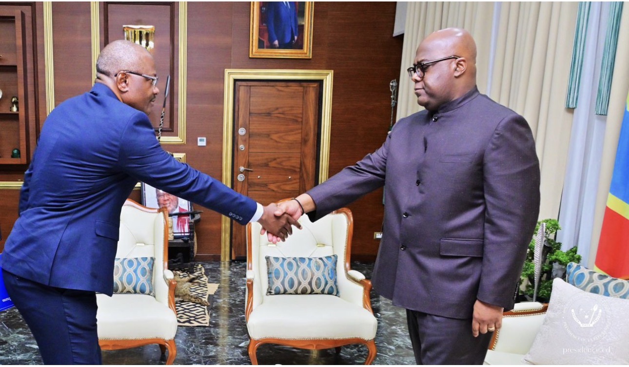 Gaby Kasongo et le président 