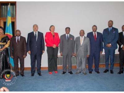 Les nouveaux membres du bureau du sénat de la RDC