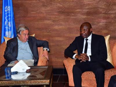 Antonio Gutteres et Vital Kamerhe