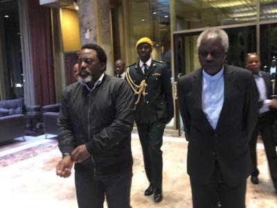 Joseph Kabila et Mawampanga Mwanananga