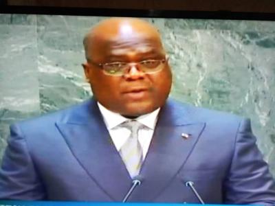 Félix Tshisekedi à la 74 eme assemblée générale de l'onu