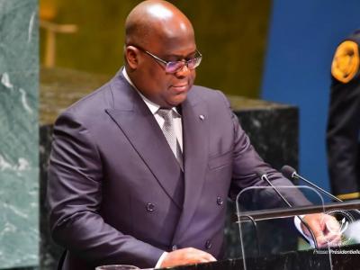 Félix Tshisekedi à la 74 eme assemblée générale de l'onu le 26 septembre 2019