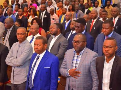 Les participants à la fondation Mapon à Kindu pour les deux jours technologiques