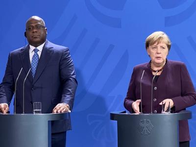 Tshisekedi et Angela Merkel