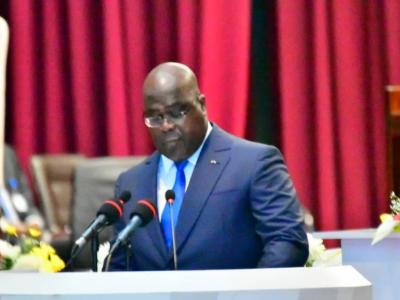 Tshisekedi au parlement 