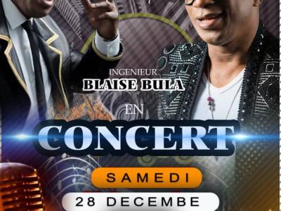 Affiche du concert de Blaise Bula 