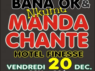 Affiche du concert de Manda Chante 