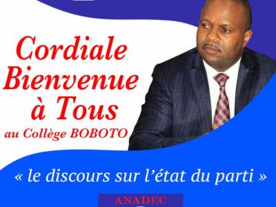 Affiche de l'activité de l'ANADEC 