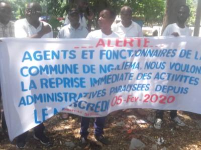 Les agents de la commune de Ngaliema 