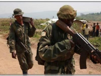 Quelques militaires de la RDC 