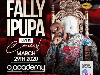 Affiche du concert de Fally Ipupa à Londres 