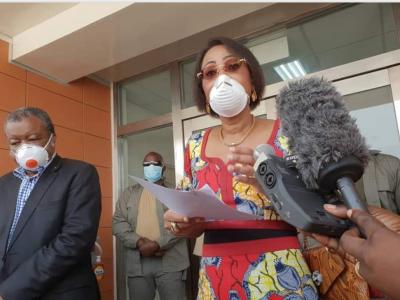 Le docteur Muyembe et Olive Lembe Kabila