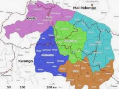 Carte de la province du Kwilu