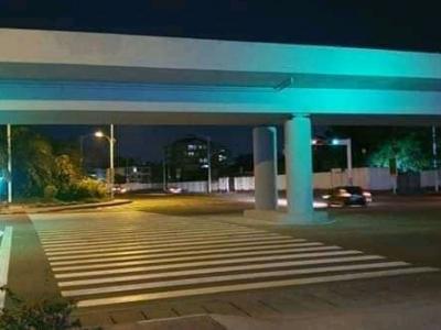 Pont urbain ex rond-point Mandela
