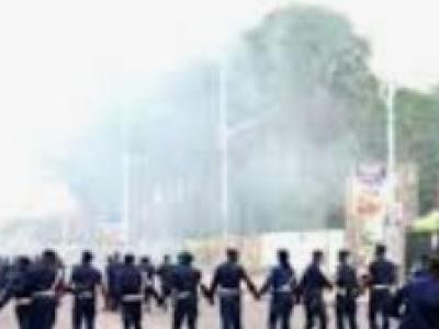 Les éléments de la Police Nationale Congolaise