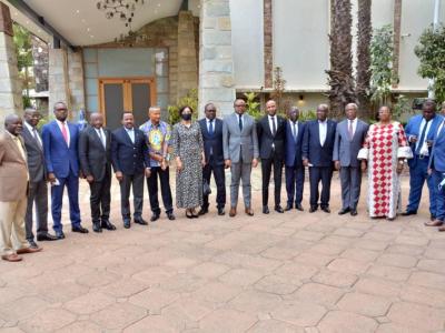 Katumbi et les membres de G13