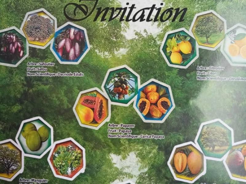 Carte d'invitation de la fondation eucalyptus aux journalistes