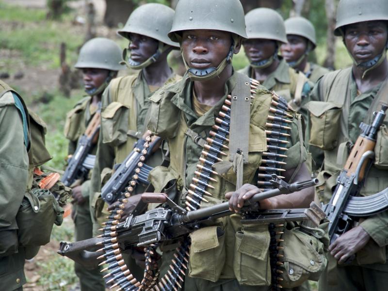 Les FARDC au front