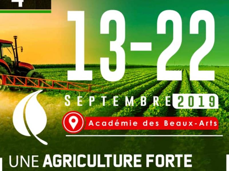 Affiche de la 4eme édition de la foire agricole