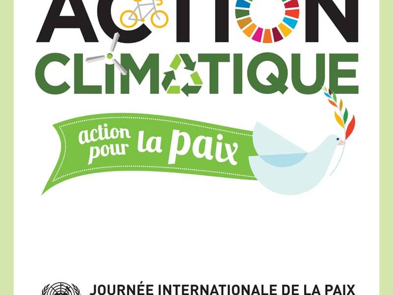 Affiche sur la jounée internationale de la paix