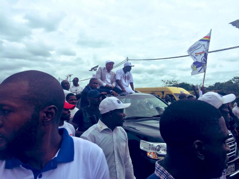 Le cortège de Kabund à Kinshasa 