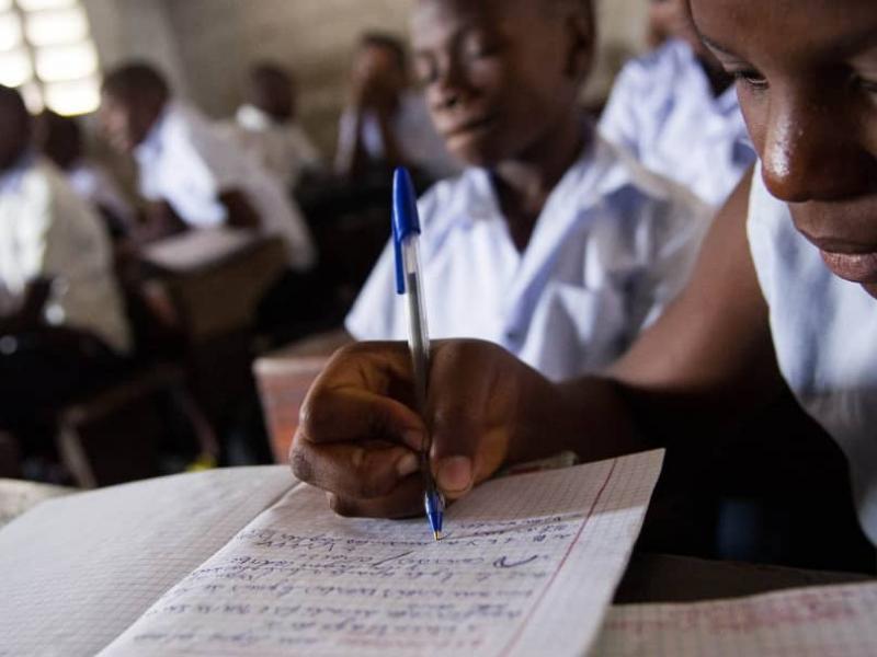 Quelques élèves congolais 