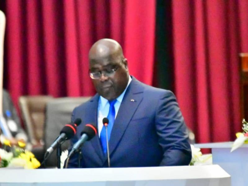 Tshisekedi au parlement 