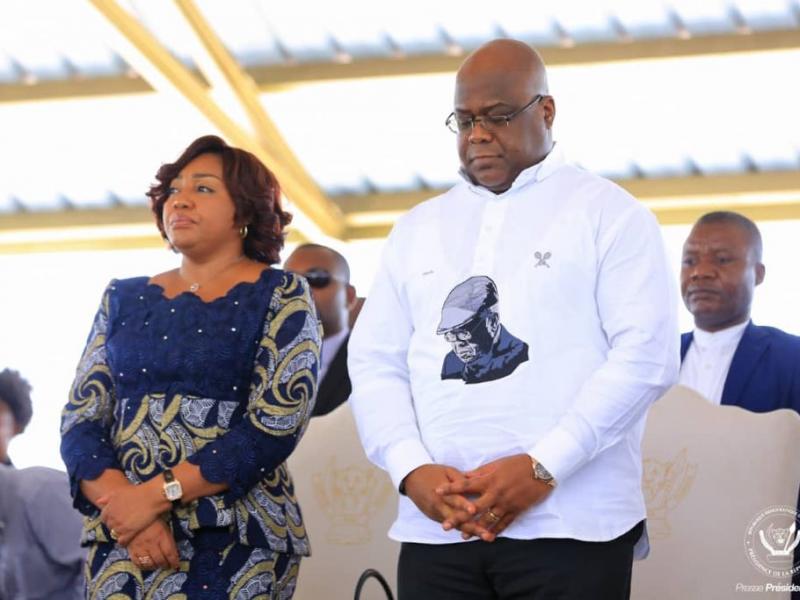 Denise Nyakeru et Félix Tshisekedi en pleine méditation