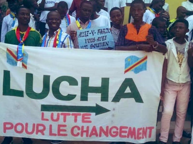 Quelques membres de la Lucha