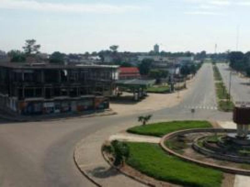 Un rond point célèbre de Kananga