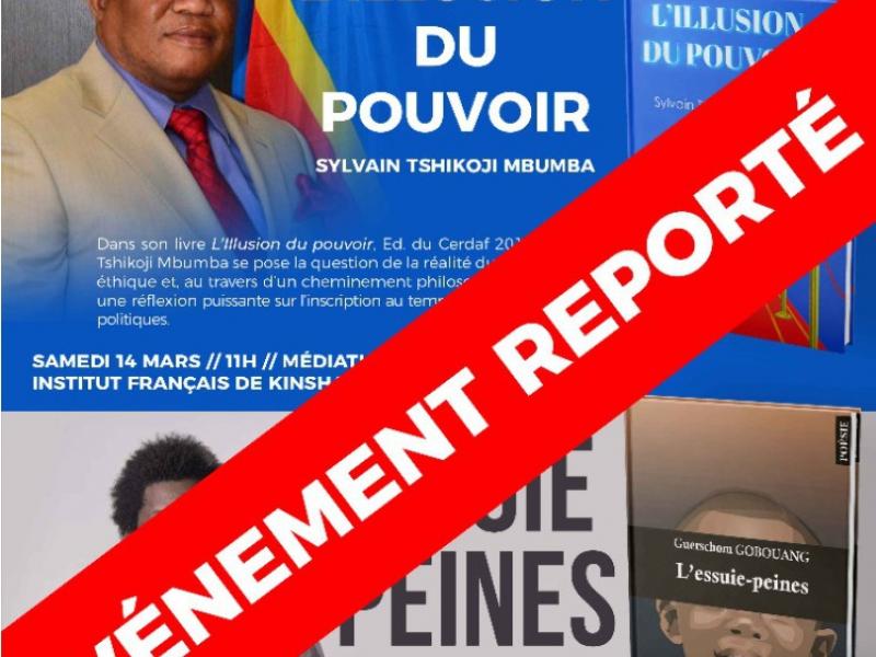Une affiche du spectacle prévu