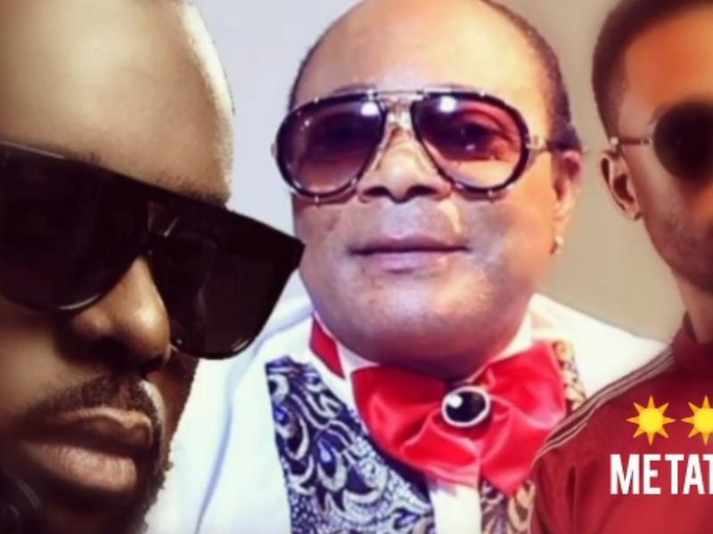 Djuna Djanana entouré de ses deux fils, Me Gims et Dadju