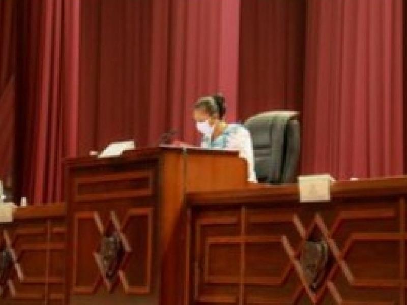 Jeanine Mabunda, présidente du Parlement