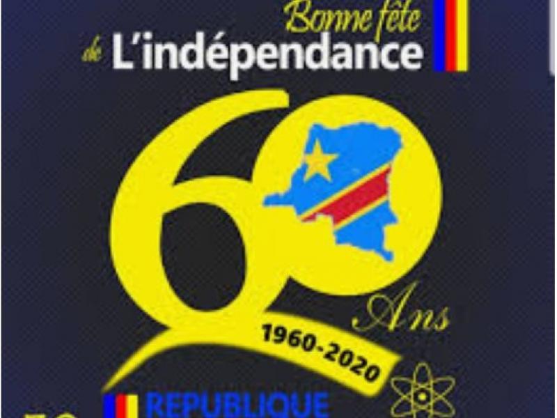 Logo 60 ans indépendance RDC