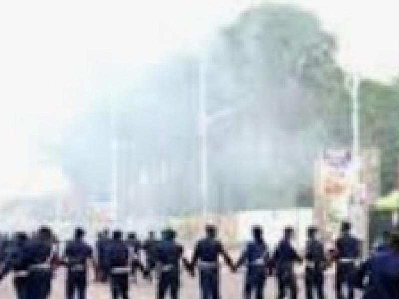 Les éléments de la Police Nationale Congolaise