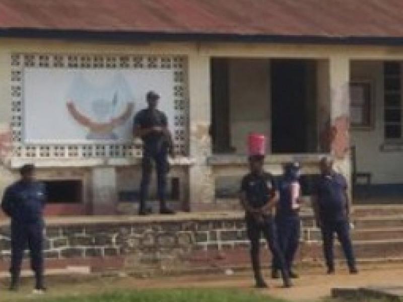 Bureau de la PNC à Kananga