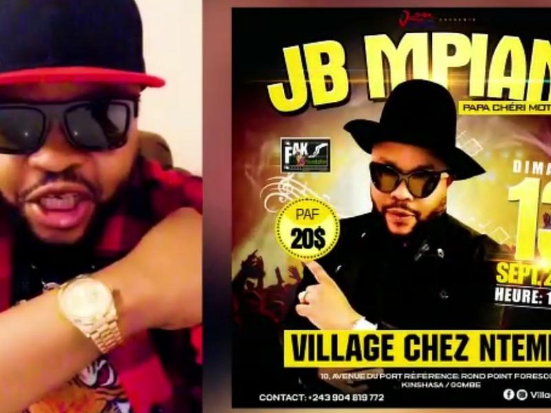 Affiche JB Mpiana