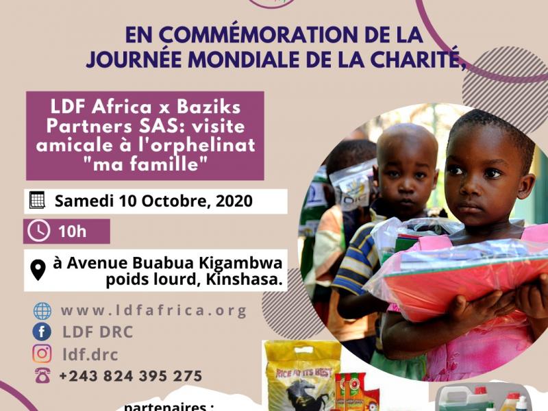 Affiche visite orphelinat par baziks