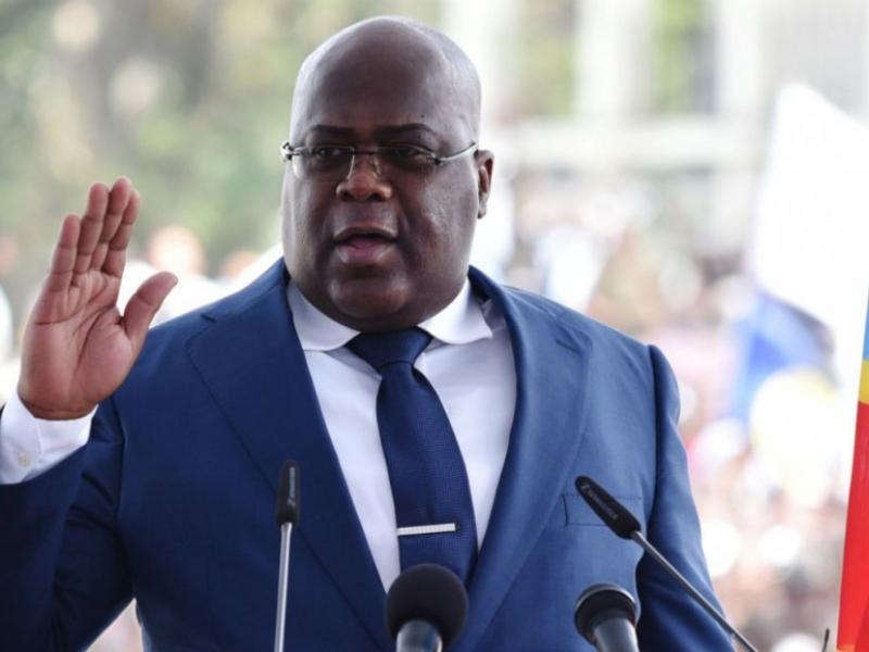 Félix Tshisekedi, le jour de sa prestation de serment