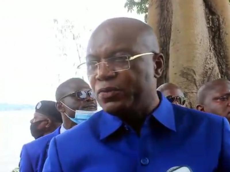 Gentiny Ngobila au lieu d'accident