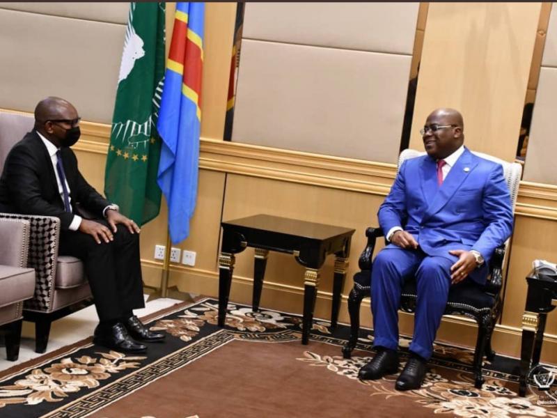 Sama Lukonde Kyenge et Félix Tshisekedi