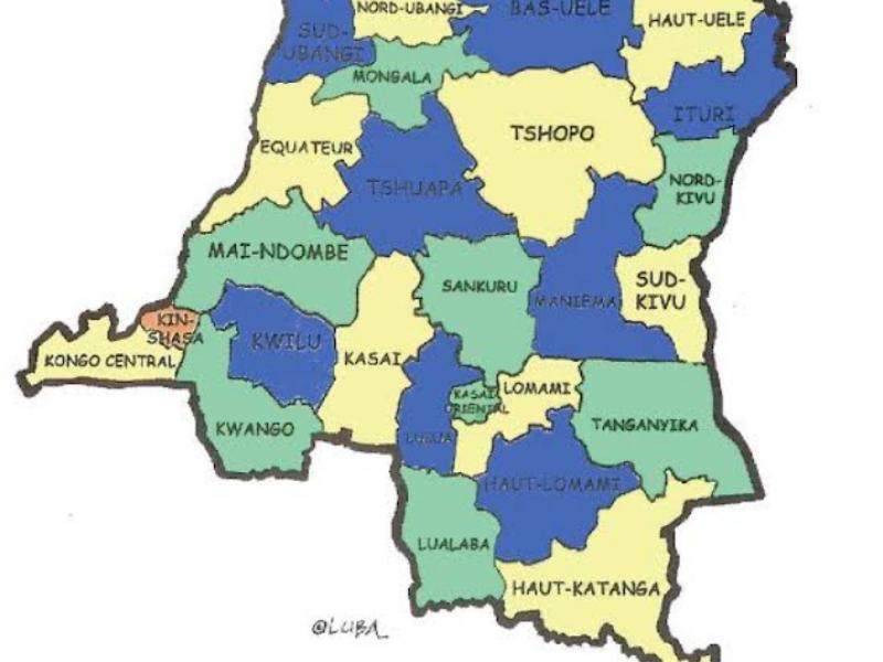 carte RDC