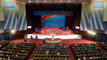 La salle de plénière de l'assemblée nationale au palais du peuple 