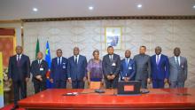 Félix Tshisekedi et quelques membres du gouvernement 
