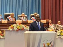 Félix Tshisekedi au parlement 