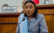 Francine Muyumba au parlement 