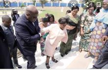 Tshisekedi avec une personne vivant avec handicap, membre du gouvernement 