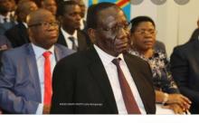 Ilunga Ilunkamba avec quelques membres de son gouvernement  