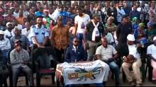 Tshiswaka et les siens à Kasumbalesa