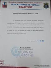 Communiqué officiel Linafoot